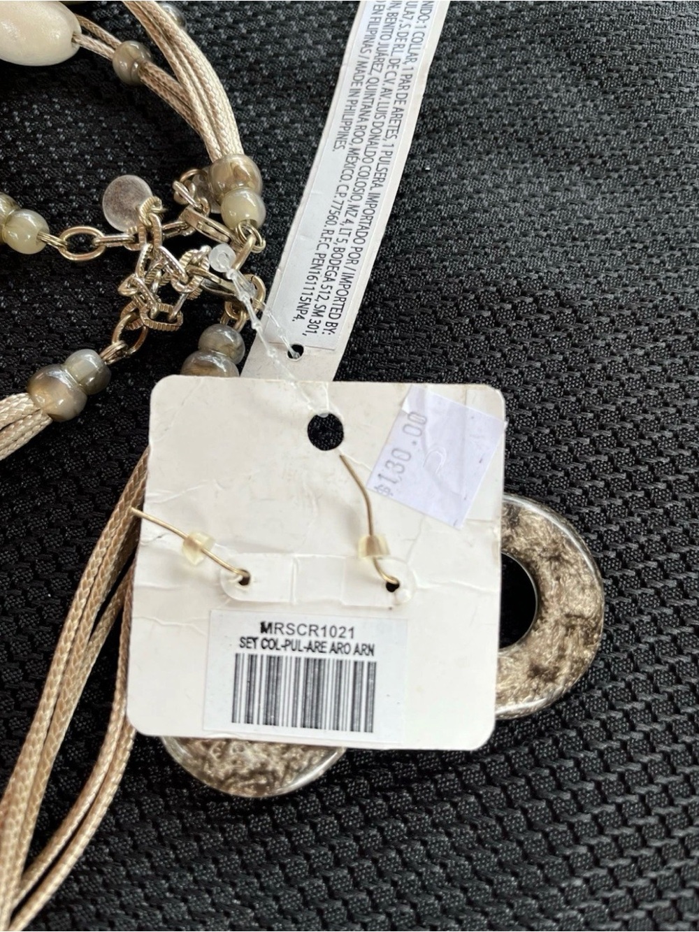 NWT AMIANI Resort Fashion 3-Piece Matching Set BOHO/COASTAL CHIC Jewelry - Picture 8 of 10